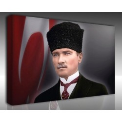 Kanvas Tablo Atatürk - Kanvas Tablo 00104