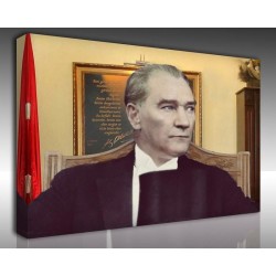 Kanvas Tablo Atatürk - Kanvas Tablo 00093