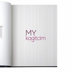 Adawall Gordion 16,5 m² - Kendinden Çizgili Beyaz Duvar Kağıdı Gordion 2607-1