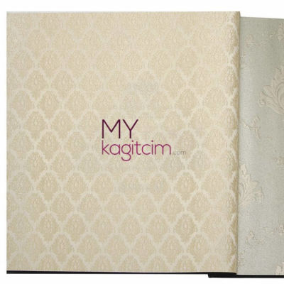 Krem Ufak Damask Vinil Duvar Kağıdı Bossini 2208-04