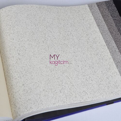 Mantar Desen Kırık Beyaz Vinil Duvar Kağıdı Alfa 3713-2