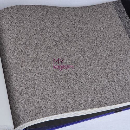 Mantar Desen Koyu Gri Vinil Duvar Kağıdı Alfa 3713-5