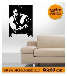 Coart Kadife Önemli İnsanlar - MUHAMMED ALİ DUVAR STICKER 66x89 CM