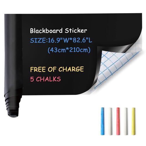 Orjinal Siyah Yazı Tahtası Folyosu 122 cm x 1 mt
