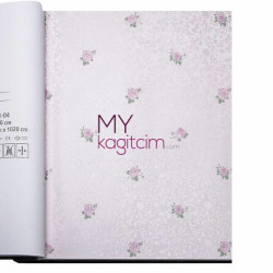 Decowall Bossini 10 m² - Pembe Country Çiçekli Vinil Duvar Kağıdı Bossini 2201-05