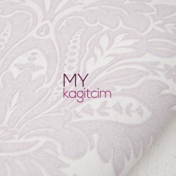 Pembe Damask Vinil Duvar Kağıdı Royal Port 8801-02 - 2