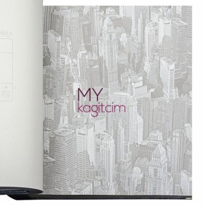 Pop Art Açık Gri Duvar Kağıdı İnception Manhattan 71138-1