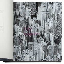 Duka İnception 16,5 m² - Pop Art Açık Siyahbeyaz Duvar Kağıdı İnception Manhattan 71138-5