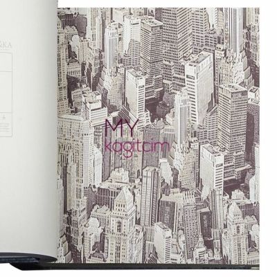 Pop Art Kahve Duvar Kağıdı İnception Manhattan 71138-3