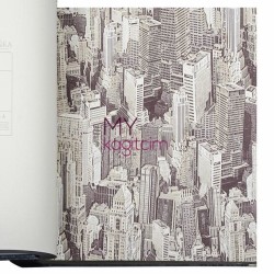 Pop Art Kahve Duvar Kağıdı İnception Manhattan 71138-3 - Thumbnail