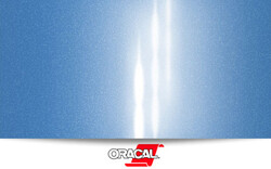 Oracal Cast 970 Glossy - Simli Araç Kaplama Folyosu Oracal 970 Glossy (Parlak) 197 Azure Metallic