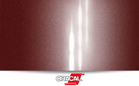 Simli Araç Kaplama Folyosu Oracal 970 Glossy (Parlak) 369 Red Brown Metallic