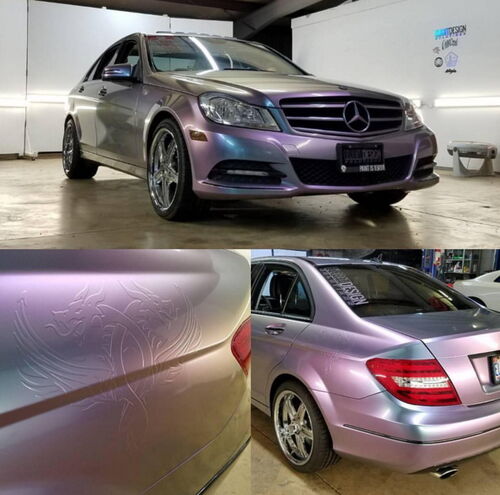 Simli Araç Kaplama Folyosu Oracal 970 Glossy (Parlak) 316 Amethyst