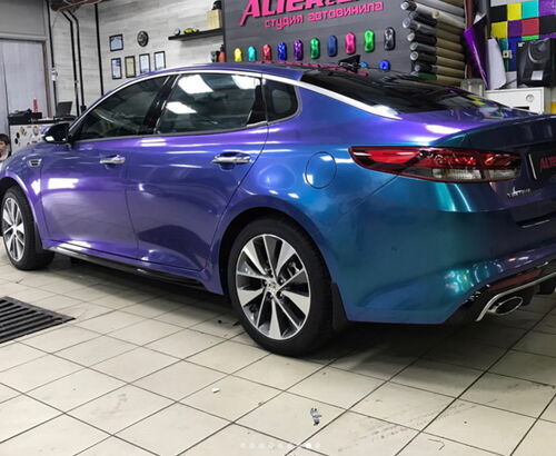 Simli Araç Kaplama Folyosu Oracal 970 Glossy (Parlak) 319 Ultramarine Violet