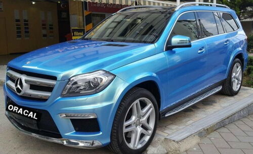 Simli Araç Kaplama Folyosu Oracal 970 Glossy (Parlak) 988 Green Blue