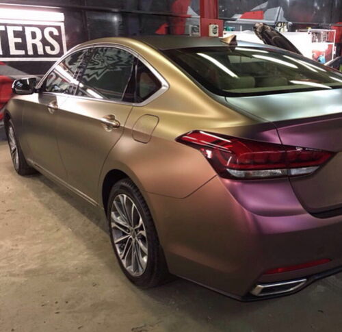 Simli Araç Kaplama Folyosu Oracal 970 Glossy (Parlak) 990 Aubergine Bronze