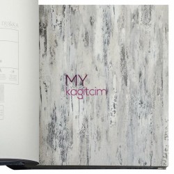 Duka İnception 16,5 m² - Sıva Eskitme Grili Duvar Kağıdı İnception Bark 71137-3