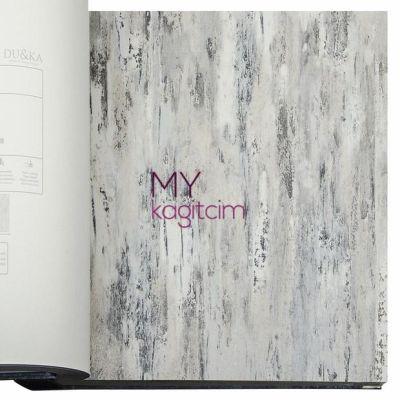 Sıva Eskitme Grili Duvar Kağıdı İnception Bark 71137-3