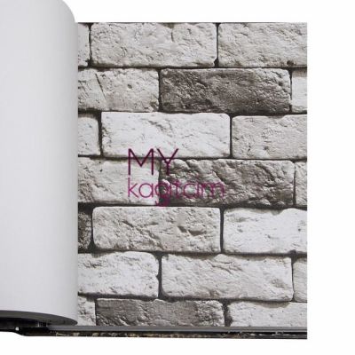 Taş Desen 3d Gri Vinil Duvar Kağıdı Ainos 6551-2