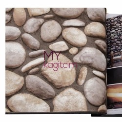 Adawall Anka 16,5 m² - Tas Desen Yerli Duvar Kağıdı Simli Buyuk Cakil Tasli 3d Anka 1602-3