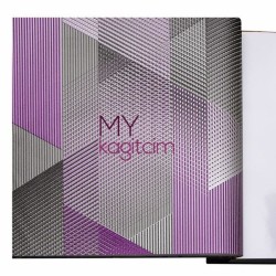 Adawall Anka 16,5 m² - Tasarim Yerli Duvar Kağıdı Geometrik Cizgili Mor Gri Anka 1617-3