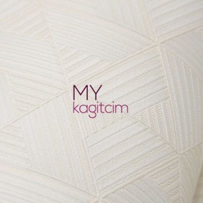 Tasarim Yerli Duvar Kağıdı Geometrik Ucgen Acik Krem Anka 1616-1