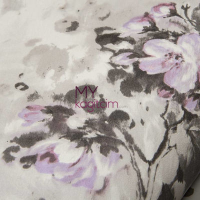 Tasarim Yerli Duvar Kağıdı Lila Cicekli Parlak Country Crown 4414-01