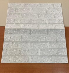 Yapışkanlı Duvar Paneli mfw-100 Beyaz - Duvar Paneli 70 cm