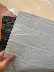Yapışkanlı Duvar Paneli mfw-101 Siyah - 4