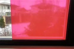 Yapışkanlı Folyo D-C-Fix 200-1964 Transparent Uni Rot - D-C-Fix Cam Vitray Yapışkanlı