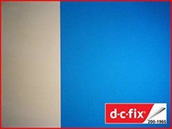Yapışkanlı Folyo D-C-Fix 200-1966 Transparent Uni Blau - Thumbnail