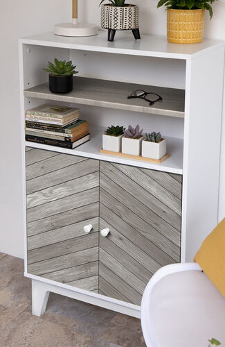 Yapışkanlı Folyo D-C-Fix 200-8346 Chevron Grey