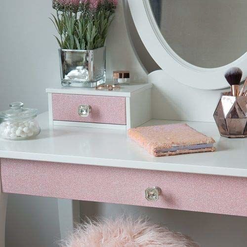 Yapışkanlı Folyo D-C-Fix 341-8013 Glitter Rose Pink Simli