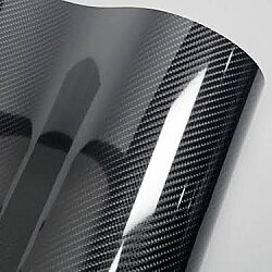 Yapışkanlı Folyo Karbon 152cm x 1mt Parlak - Uzakdoğu