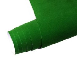 Mykağıtcım Kadife Folyolar - Yapışkanlı Folyo Ucuz Kadife Yeşil 45cmx1mt