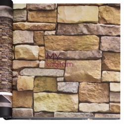 Wall212 3D Single 5 m² - Yerli Duvar Kağıdı 3D Single 2001
