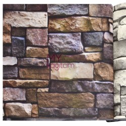 Wall212 3D Single 5 m² - Yerli Duvar Kağıdı 3D Single 2038