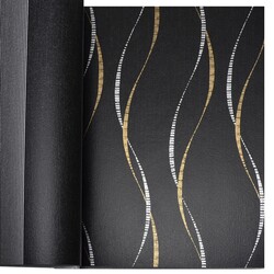 4G Black Golden 16,10 m² - Yerli Duvar Kağıdı Golden Royal Black 41411