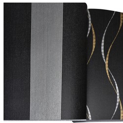 4G Black Golden 16,10 m² - Yerli Duvar Kağıdı Golden Royal Black 41484