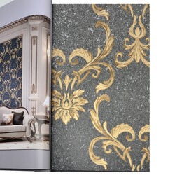 4G Black Golden 16,10 m² - Yerli Duvar Kağıdı Golden Black 41555