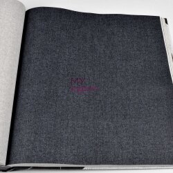 Yerli Duvar Kağıdı Rina 715-07 Siyah - Decowall Rina 16.5 m²