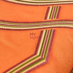 Yerli Duvar Kağıdı Vera 1502-4 Turuncu - 2