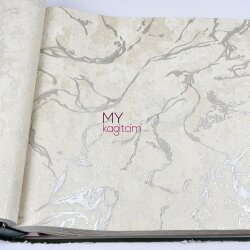 Yerli Duvar Kağıdı Vera 1503-1 Mermer - Adawall Vera 16,5 m²
