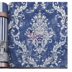 Yerli Vinil Duvar Kağıdı Retro 5001-01 - Decowall Retro 16,5 m²