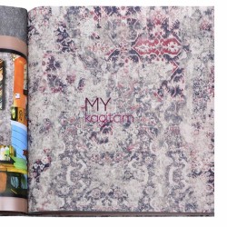 Yerli Vinil Duvar Kağıdı Retro 5004-01 - Decowall Retro 16,5 m²