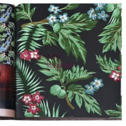 Yerli Vinil Duvar Kağıdı Retro 5009-01 - Decowall Retro 16,5 m²