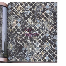 Yerli Vinil Duvar Kağıdı Retro 5012-01 - Decowall Retro 16,5 m²