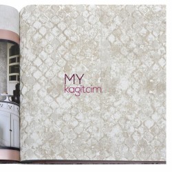 Yerli Vinil Duvar Kağıdı Retro 5012-03 - Decowall Retro 16,5 m²